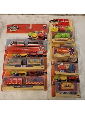 HUGE LOT Tomy Chuggington wood railway trains